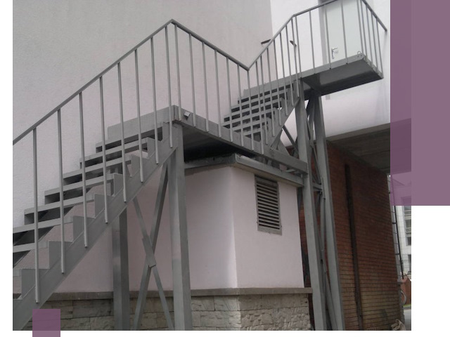 Монтаж пожарных лестниц под ключ в Сланцах с гарантией качества