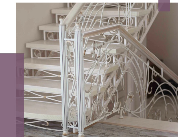 Изготовление кованых лестниц на заказ в Сланцах от 87822 руб. | ПРОЛЁТ-Слы