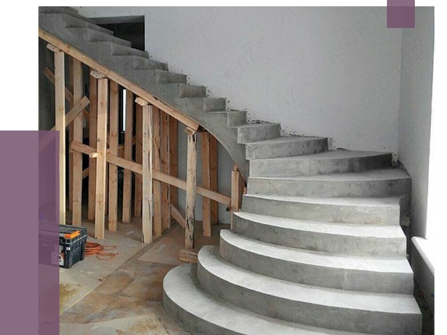 Изготовление бетонных лестниц под ключ в Сланцах от 20147 руб. | ПРОЛЁТ-Слы