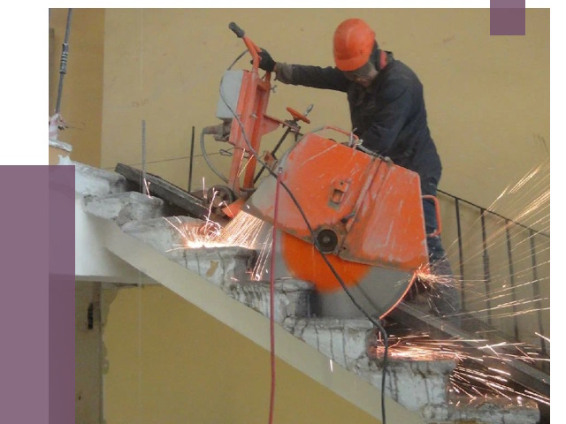 Демонтаж бетонных лестниц в Сланцах от 4649 руб. за м2 | ПРОЛЁТ-Слы