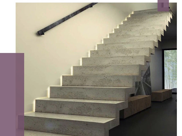 Облицовка бетонных лестниц в Сланцах от 4649 руб/м2