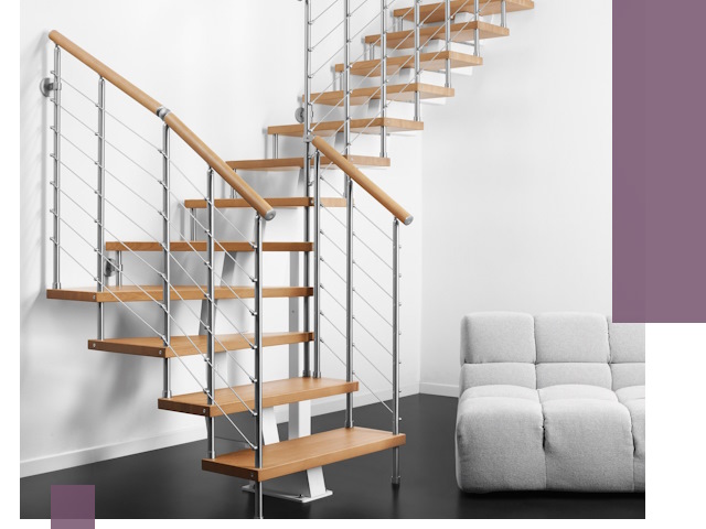 Модульные лестницы под ключ в Сланцах — монтаж и изготовление