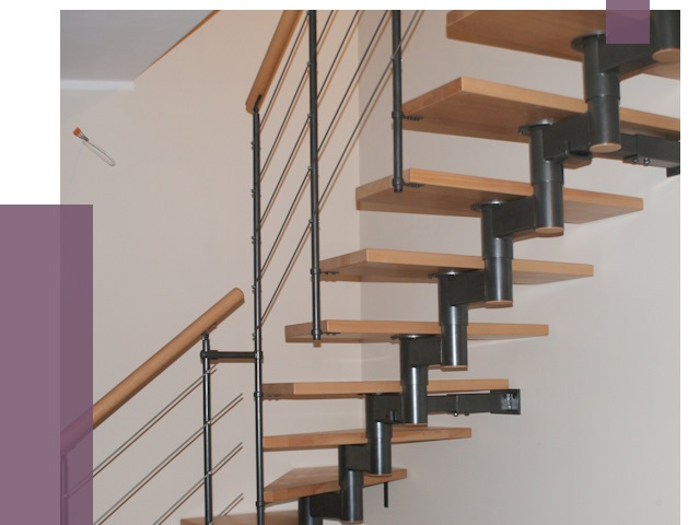 Изготовление модульных лестниц в Сланцах от 11624 руб. 