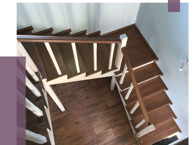 Изготовление П-образных лестниц в Сланцах от 15343 руб.