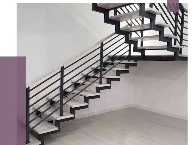 Лестницы на металлокаркасе под ключ в Сланцах от 12915 руб. | ПРОЛЁТ-Слы