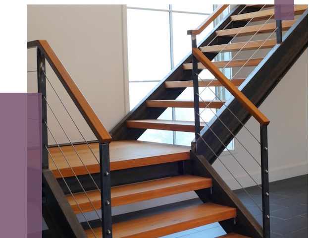 Изготовление лестниц на металлокаркасе в Сланцах от 19114 руб. | ПРОЛЁТ-Слы