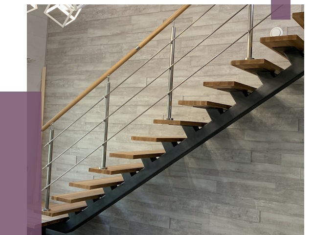 Изготовление лестниц на монокосоуре в Сланцах от 76973 руб. 