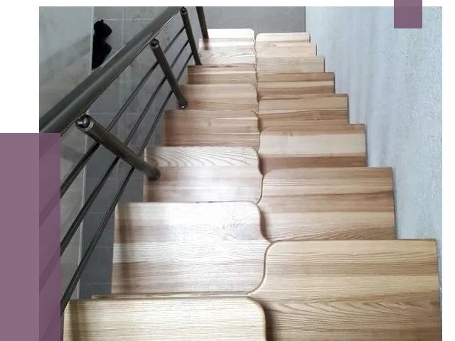 Лестницы гусиный шаг в Сланцах от 13173 руб. под ключ | ПРОЛЁТ-Слы