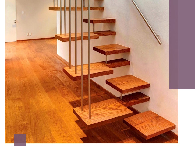 Лестницы «гусиный шаг» на заказ в Сланцах для узких пространств