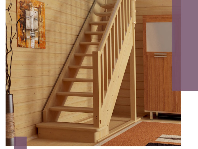 Лестницы эконом класса под ключ в Сланцах — недорого и быстро