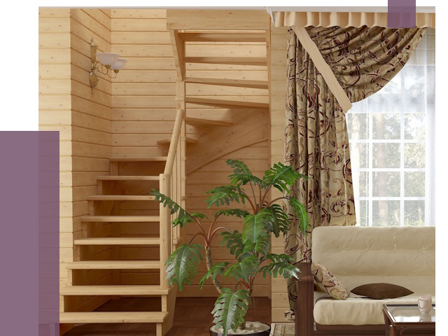 Лестницы для дачи в Сланцах от 76715 руб.  | ПРОЛЁТ-Слы