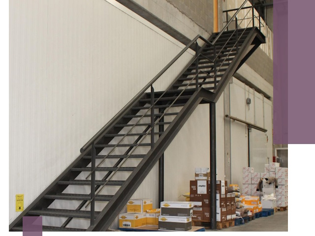 Лестницы для производства в Сланцах — изготовление и монтаж