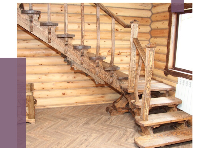 Лестницы в баню в Сланцах от 19321 руб. — изготовление | ПРОЛЁТ-Слы