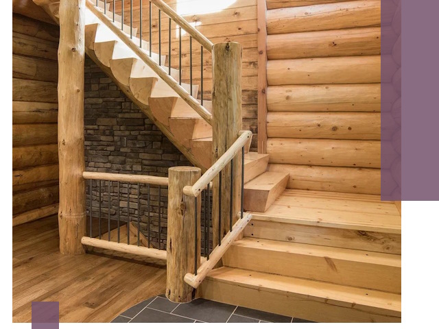 Лестницы в баню под заказ и профессиональный монтаж в Сланцах