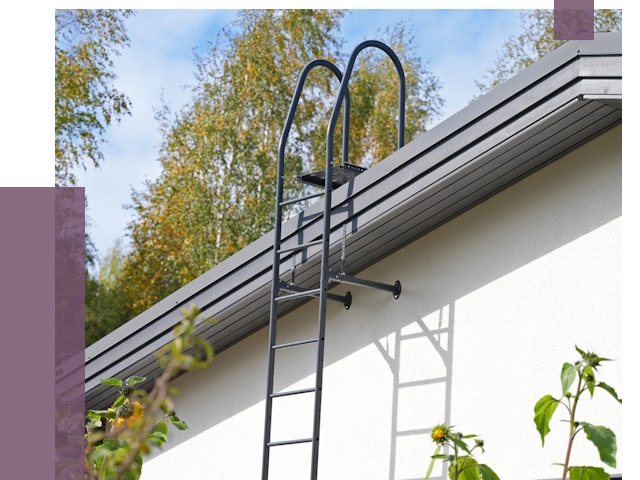 Лестницы на крышу в Сланцах от 19321 руб. — монтаж и монтаж ПРОЛЁТ-Слы