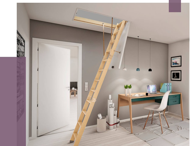 Чердачные лестницы в Сланцах — от 14723 руб. | ПРОЛЁТ-Слы