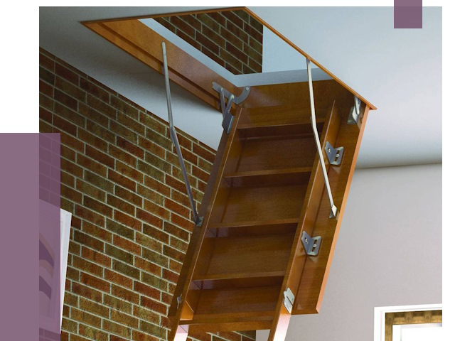 Установка чердачной лестницы в Сланцах от 7904 руб. | ПРОЛЁТ-Слы