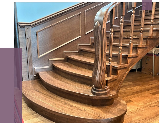 Дубовые лестницы под ключ в Сланцах от 178227 руб. — ПРОЛЁТ-Слы