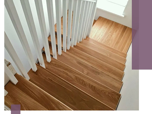 Лестницы из бука в Сланцах: изготовление, монтаж и демонтаж