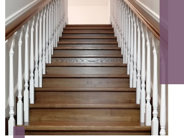 Лестницы из ясеня на заказ в Сланцах — изготовление и монтаж