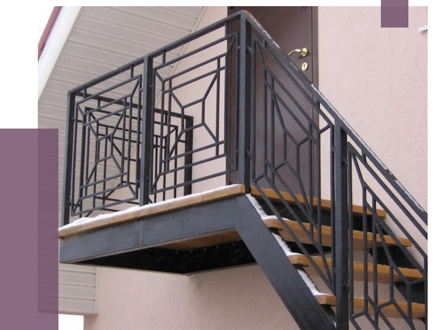 Металлические перила в Сланцах от 4339 руб.  | ПРОЛЁТ-Слы