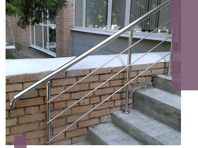 Перила из нержавеющей стали высокого качества в Сланцах