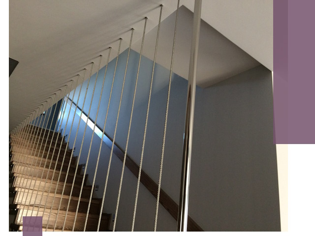 Тросовые перила под ключ в Сланцах — производство и монтаж