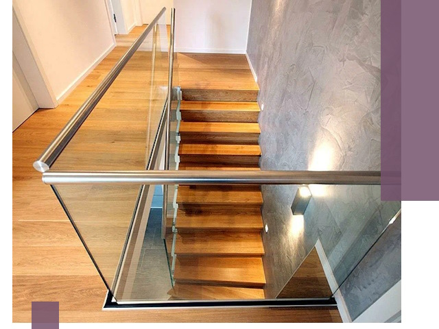 Перила для лестницы в доме — изготовление и монтаж в Сланцах