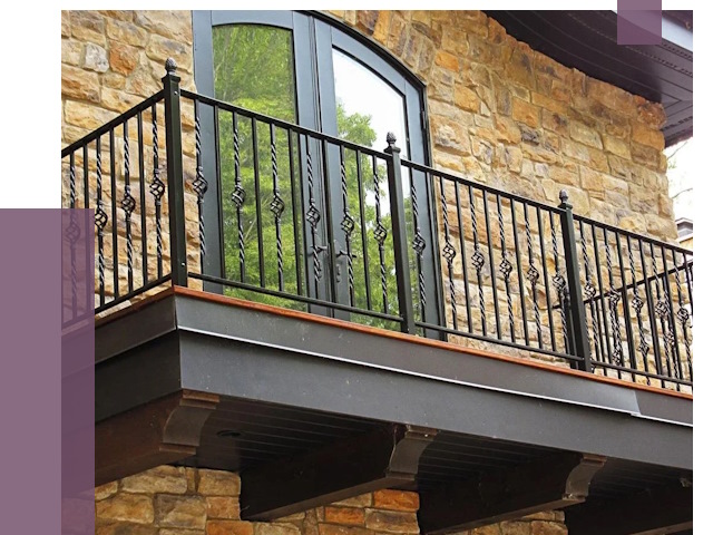 Балконные ограждения в Сланцах от 8111 руб. — купить | ПРОЛЁТ-Слы