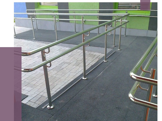 Ограждения пандусов в Сланцах от 4391 руб. монтаж | ПРОЛЁТ-Слы