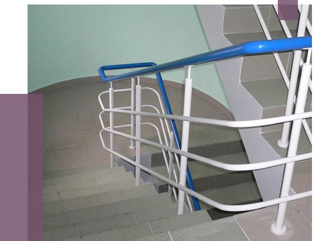 Перила в подъезде в Сланцах — установка и замена от 7491 руб. | ПРОЛЁТ-Слы