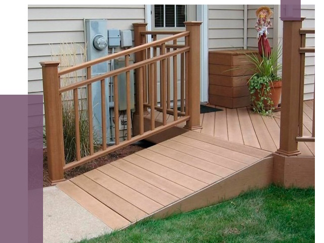 Пандус на крыльцо в Сланцах под ключ от 7852 руб. 