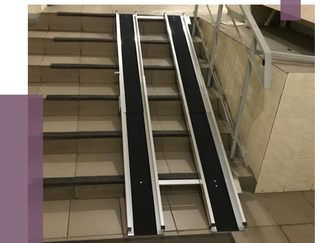 Установка пандуса в подъезд в Сланцах от 8059 руб. под ключ | ПРОЛЁТ-Слы