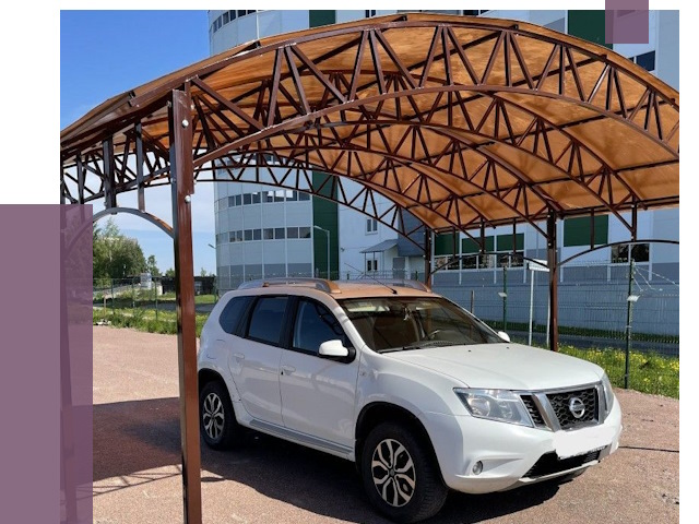 Недорогие навесы в Сланцах от 43394 руб.  | ПРОЛЁТ-Слы