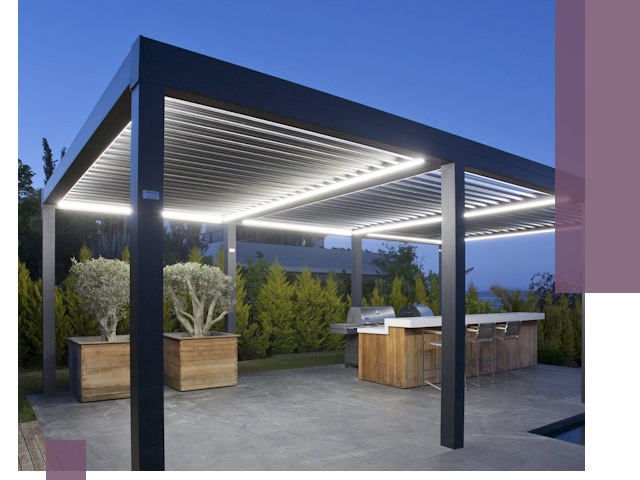 Навесы отдельно стоящие под ключ в Сланцах из металла и поликарбоната