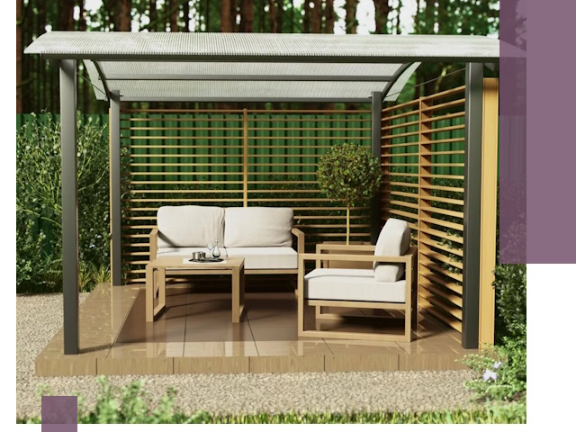 Навесы для дачи в Сланцах: изготовление, монтаж и демонтаж