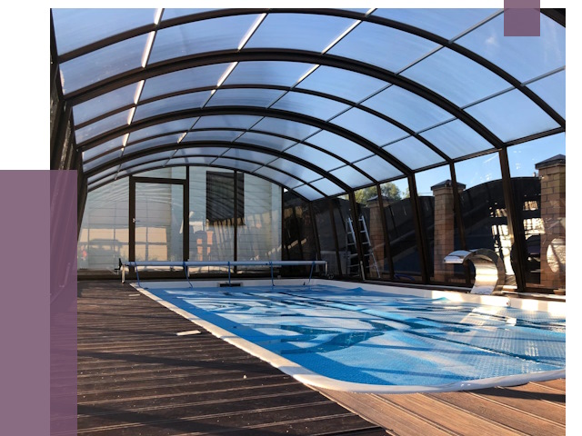 Навесы для бассейна в Сланцах от 16944 руб. под ключ | ПРОЛЁТ-Слы