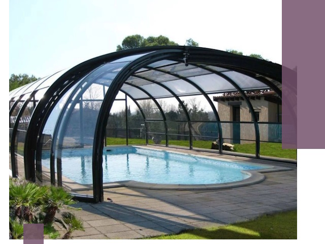 Навесы для бассейна в Сланцах: изготовление и монтаж под ключ