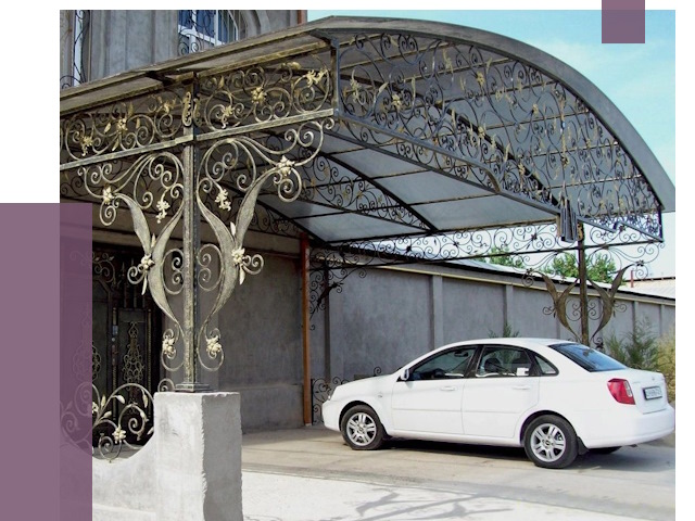 Кованые навесы в Сланцах от 14723 руб. | ПРОЛЁТ-Слы