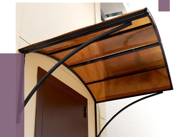 Недорогие козырьки в Сланцах от 7666 руб.  | ПРОЛЁТ-Слы