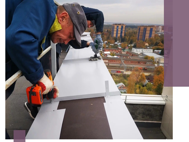 Монтаж парапетов в Сланцах — установка прочных металлических ограждений