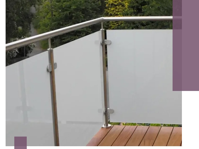 Алюминиевые парапеты для балконов и террас в Сланцах