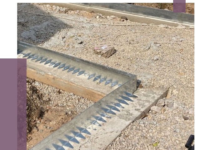 Нержавеющие бордюры в Сланцах от 4856 руб. под ключ | ПРОЛЁТ-Слы