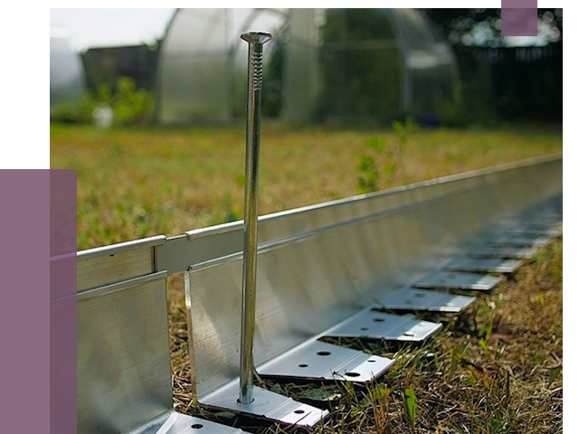 Металлические бордюры для газона в Сланцах от 4339 руб. | ПРОЛЁТ-Слы