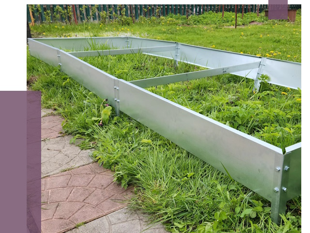 Металлические бордюры для грядок в Сланцах от 1808 руб. 