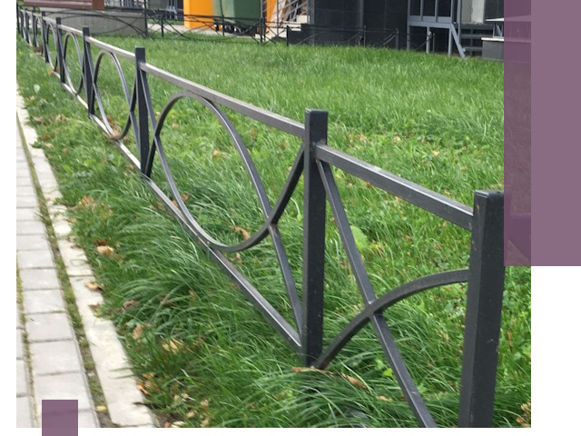 Газонные ограждения из металла в Сланцах — монтаж и продажа