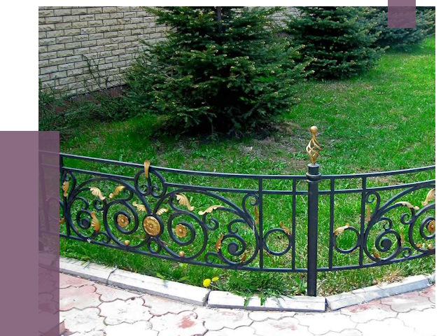 Кованые газонные ограждения в Сланцах от 7697 руб. — ПРОЛЁТ-Слы