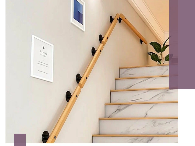 Поручни металлические и деревянные под ключ в Сланцах