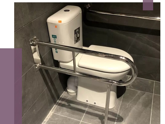 Поручни для санузлов в Сланцах от 4339 руб. | ПРОЛЁТ-Слы