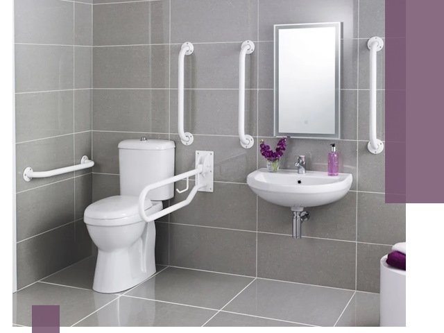 Поручни для санузлов в Сланцах: установка, ремонт и монтаж